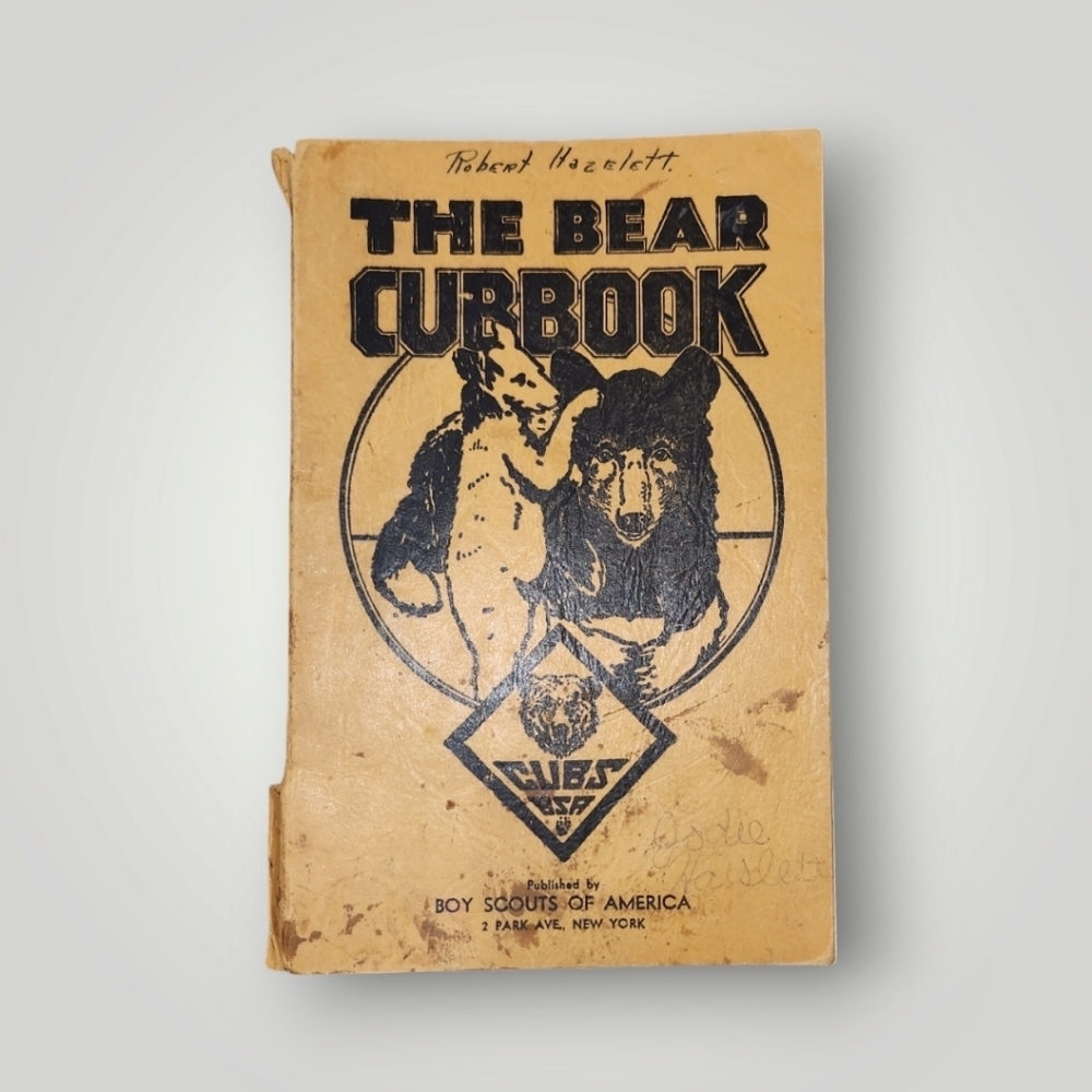 Vintage 1942 The Bear Cubbook Boy Scouts of America BSA Cubs Book Booklet